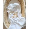Manta de Fleece para Bebés - My Sweet Baby - Oso con Lazo Blanco - imagen 3