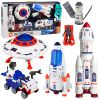 Gran Set Espacial de Lean toys con diversos vehículos