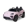 Coche eléctrico infantil Porsche Macan rosa Toyz con licencia oficial, vista frontal