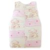 Cotton Sleeping Bag For Children, Size M, 6-12 Months, Tog 2.5, All-season, Pink Elephants