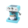 Máquina de Café de Juguete con Vapor de Agua Turquesa - imagen 2