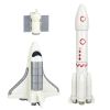 Conjunto Espacial: Torre de Lanzamiento y Cohete