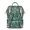 Bolsa de mamá Kikkaboo Siena Luxe Secret Garden Verde Intenso - imagen 2