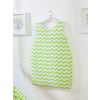 Saco de Dormir para Bebés My Sweet Baby, Algodón, Chevron Verde - imagen 3