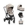 Carrito de bebé 3en1 Kikkaboo Mia Beige - Versatilidad y Estilo