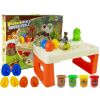 Mesa de Juego de Plastilina con Volcán y Dinosaurios