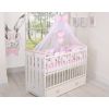 Protector de Cuna Knot Bumper XXL My Sweet Baby - Blanco, Gris y Rosa - imagen 3