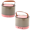 Kit de Karaoke con Altavoz y Micrófono Inalámbrico Rosa
