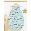 Cotton Sleeping Bag For Children, Size M, 3-12 Months, Tog 2.5, All-season - Mint Rabbits