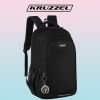 Mochila Grande 45L Negra Kruzzel - Ideal para Escuela y Deporte - imagen 3