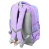 Mochila Escolar con Parches y Correa Pecho Púrpura 16L