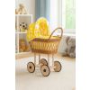 Carrito de Muñecas My Sweet Baby, Mimbre Natural y Elegante - imagen 3