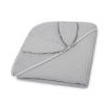 Capa de baño para bebé Sensillo gris 110x110 cm en algodón waffle, vista extendida