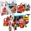 Camión bomberos bloques 94 piezas luces y sonidos