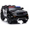 Coche Eléctrico de Policía Negro BBH-021