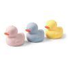 Patitos de Baño de Silicona Babyono - Set de 3 Colores Pastel