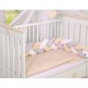 Knot Bumper de My Sweet Baby - Protector de Cuna en Blanco, Gris y Beige - imagen 3