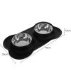 Doble bol para perros y gatos Purlov 450ml - set práctico - imagen 3