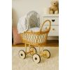 Carrito de Muñecas de Mimbre My Sweet Baby con Ropa de Cama - imagen 3