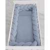 Protector de Cuna Knot Bumper XXL My Sweet Baby - Azul Pastel