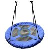 Columpio Nido de Cigueña para Niños Azul 80 cm