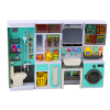 Juego de Baño 4 en 1: Ducha, Inodoro, Lavadora y Accesorios