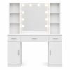 Diseño moderno en blanco de la mesa de tocador
