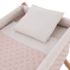 Minicuna Tijera Madera Tender Blush/natural 55x87x74 Cm - Cambrass - imagen 2