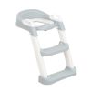 Asiento de inodoro con escalera Kikkaboo - Lea Gris