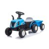 Tractor eléctrico A009 en jardín, perfecto para el juego exterior de los niños.