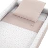 Minicuna Tijera Madera Plumeti Rosa/bco 55x87x74 Cm - Cambrass - imagen 2