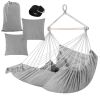 Silla colgante Gardlov - hamaca de jardín 2 en 1, gris - imagen 3