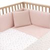 Jgo 2 Pcs.colcha I-v. Cuna 60 Calma Rosa 60x120x3 Cm - Cambrass - imagen 2