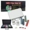 Juego de Póker Profesional con Maletín de Aluminio, 500 Piezas