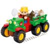 Tractor interactivo en colorido diseño de plástico