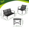 Juego de Muebles de Jardín Gardlov - 4 Piezas para Balcón - imagen 2