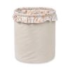Cesta para Juguetes Sensillo Bloom Beige, Algodón Seguro
