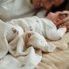 Manta Muselina Bebé 100% Algodón 4 Capas Beige Babyono - imagen 3