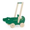 Carrito de madera para empujar - Mr. Crocodile