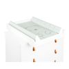 Cambiador duro PVC 80x50cm Bear with me Menta Kikkaboo - imagen 3