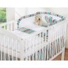 Protector de Cuna My Sweet Baby Universal Hearts Brown Strips - imagen 3