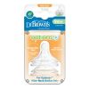Tetina de Silicona Dr Brown's Y-Cut Wide-Neck 2-Pack - imagen 2