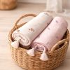 Manta Muselina Bebé 100% Algodón Rosa Babyono - imagen 2