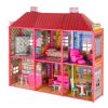 Casa de muñecas Villa grande con muebles y accesorios