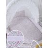 Moisés Wicker Hood Crib Jasmine My Sweet Baby - Blanco y Rosa - imagen 3