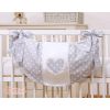 Bolsa de Juguetes My Sweet Baby - Corazones y Puntos en Gris - imagen 2