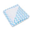Manta de Coche para Bebés My Sweet Baby - Chevron Azul y Blanco - imagen 2