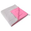 Alfombra de Juego Doble Cara My Sweet Baby - Cuadrada Gris y Rosa