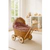 Cochecito de Muñecas My Sweet Baby de Mimbre Rosa Natural - imagen 3