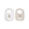Set de 2 baberos de rizo Dreamy Flight Azul Kikkaboo - imagen 3